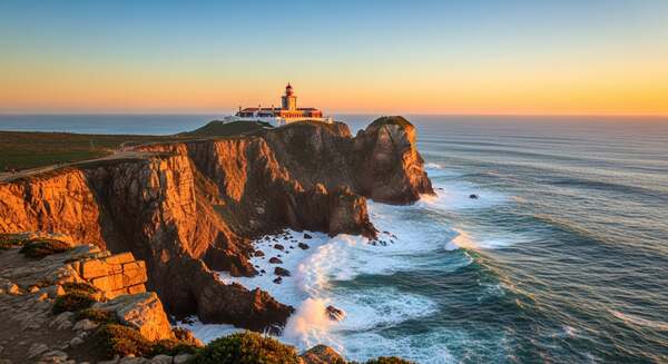 The cliffs of Cabo da Roca near Cascais